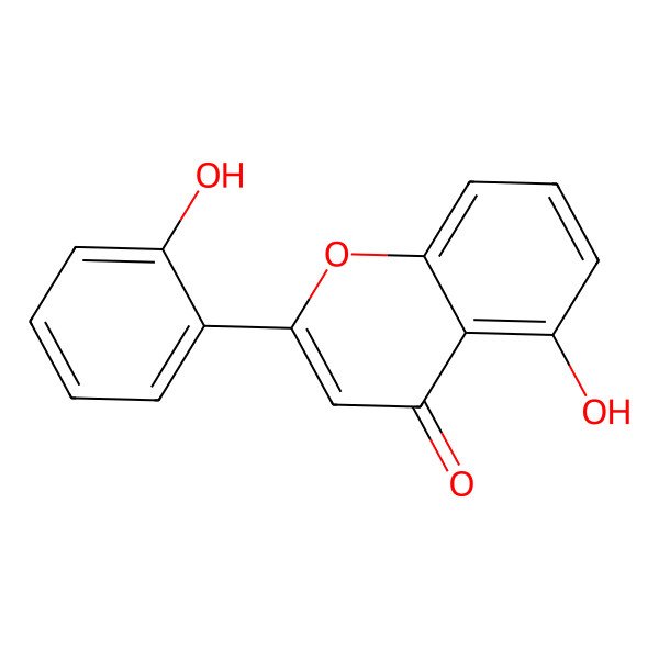 2D Structure of 5,2'-Dihydroxyflavone