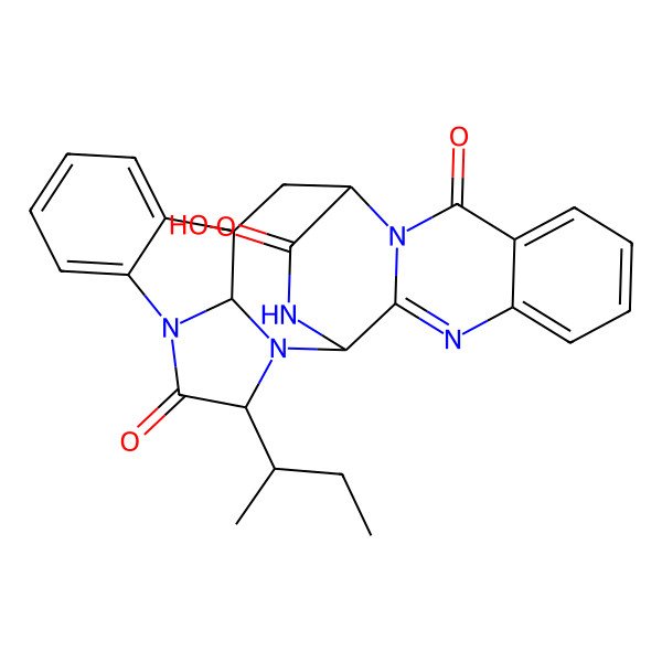 2D Structure of Cottoquinazoline C