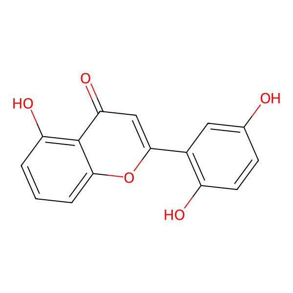 2D Structure of 5,2',5'-Trihydroxyflavone