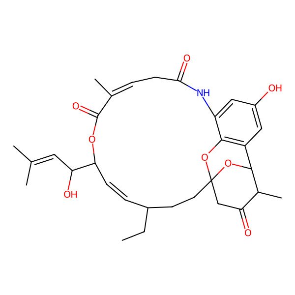 2D Structure of Divergolide A