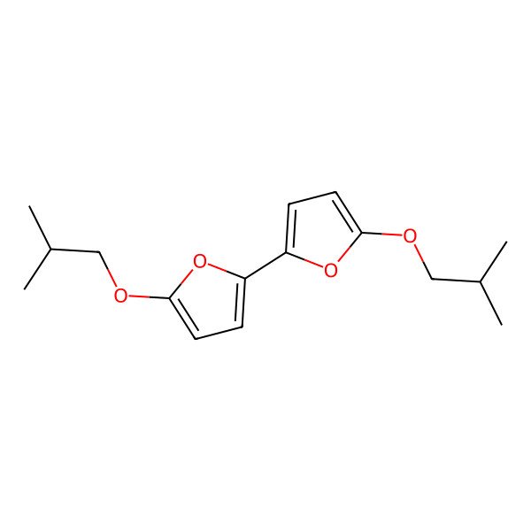 2D Structure of 5,5'-Diisobutoxy-2,2'-bifuran