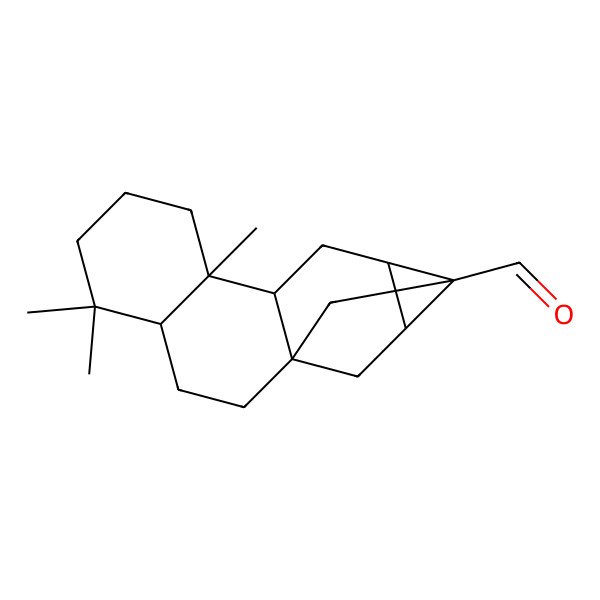 2D Structure of 5,5,9-Trimethylpentacyclo[11.2.1.01,10.04,9.012,14]hexadecane-13-carbaldehyde