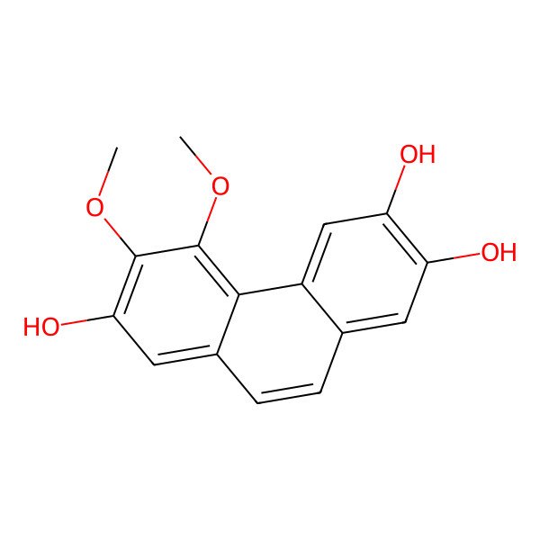 2D Structure of 5,6-Dimethoxyphenanthrene-2,3,7-triol 2D Structure of 5,6-Dimethoxyphenanthrene-2,3,7-triol