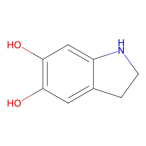 2D Structure of 5,6-Indolinediol