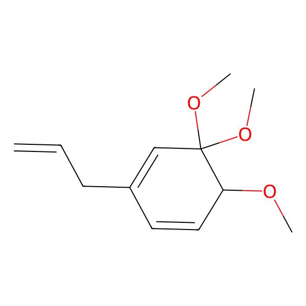 2D Structure of 5,6,6-Trimethoxy-2-prop-2-enylcyclohexa-1,3-diene