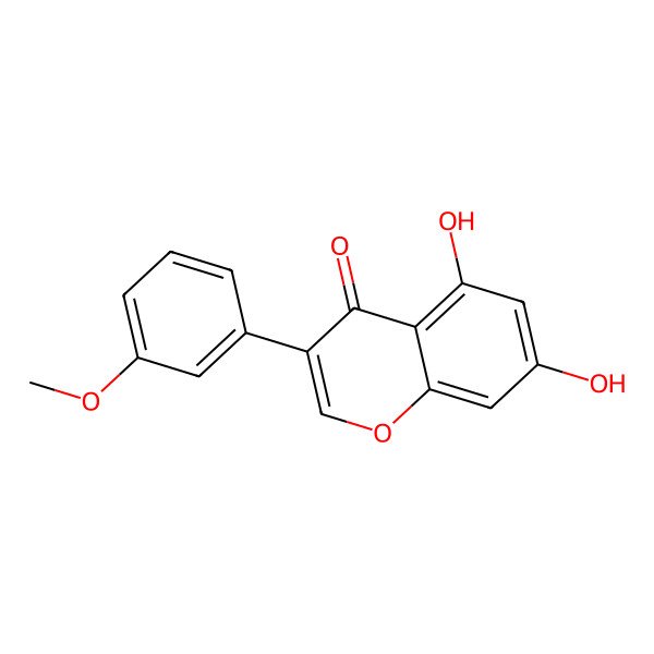 2D Structure of 5,7-Dihydroxy-3-(3-methoxyphenyl)chromen-4-one 2D Structure of 5,7-Dihydroxy-3-(3-methoxyphenyl)chromen-4-one
