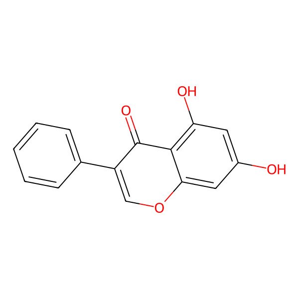 2D Structure of 5,7-Dihydroxyisoflavone