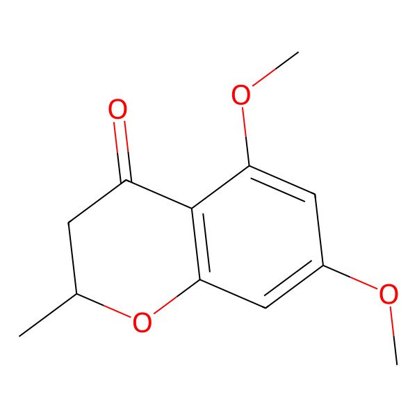 2D Structure of 5,7-Dimethoxy-2-methyl-2,3-dihydrochromen-4-one 2D Structure of 5,7-Dimethoxy-2-methyl-2,3-dihydrochromen-4-one