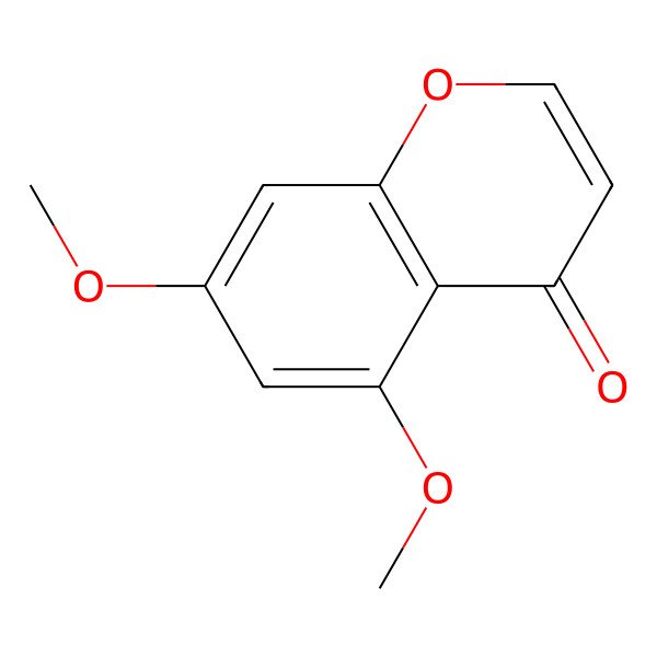 2D Structure of 5,7-Dimethoxychromone