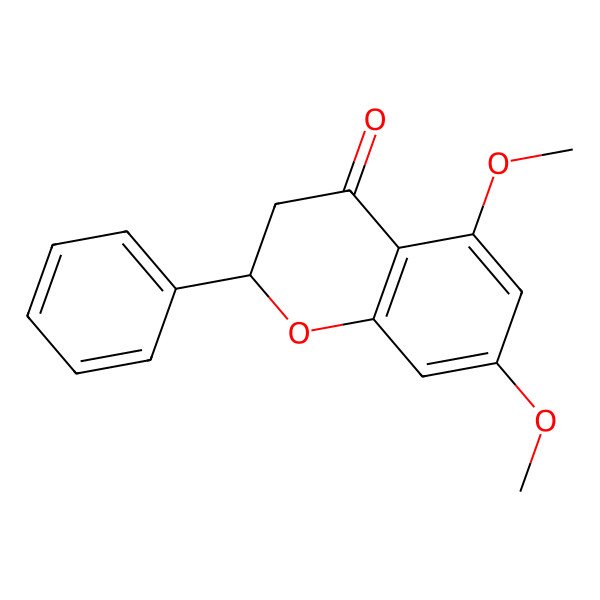 2D Structure of 5,7-Dimethoxyflavanone 2D Structure of 5,7-Dimethoxyflavanone