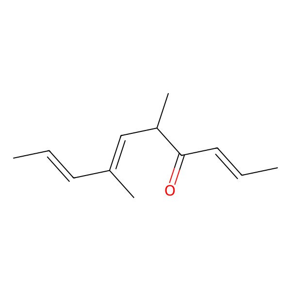 2D Structure of 5,7-Dimethyldeca-2,6,8-trien-4-one