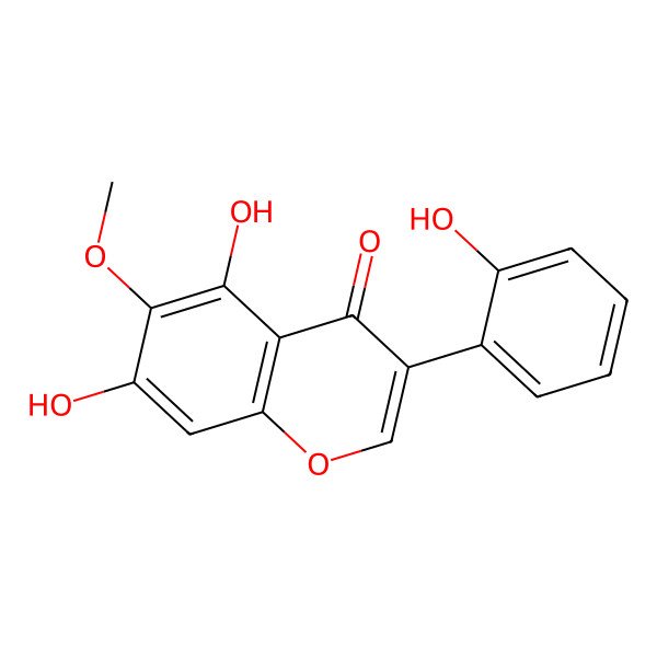 2D Structure of 5,7,2'-Trihydroxy-6-methoxyisoflavone 2D Structure of 5,7,2'-Trihydroxy-6-methoxyisoflavone