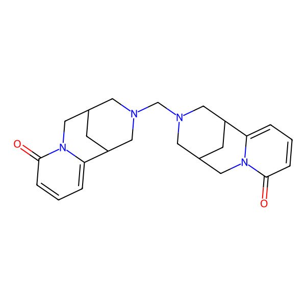 2D Structure of 11-[(6-Oxo-7,11-diazatricyclo[7.3.1.02,7]trideca-2,4-dien-11-yl)methyl]-7,11-diazatricyclo[7.3.1.02,7]trideca-2,4-dien-6-one