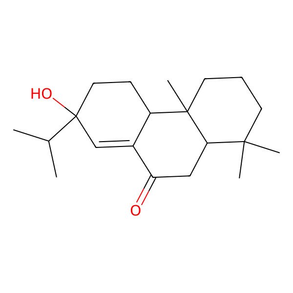 2D Structure of 13beta-Hydroxy-ent-abiet-8(14)-en-7-one