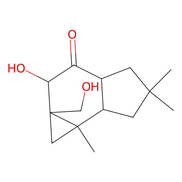 2D Structure of 5,7a-Dihydroxy-13-normarasm-8-one