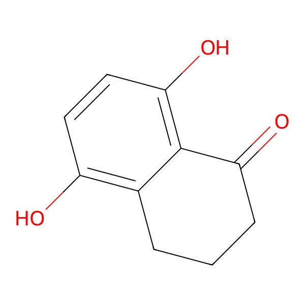 2D Structure of 5,8-Dihydroxy-3,4-dihydro-1(2H)-naphthalenone
