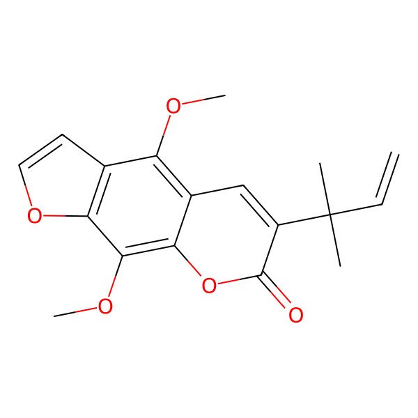 2D Structure of 5,8-Dimethoxychalepensin