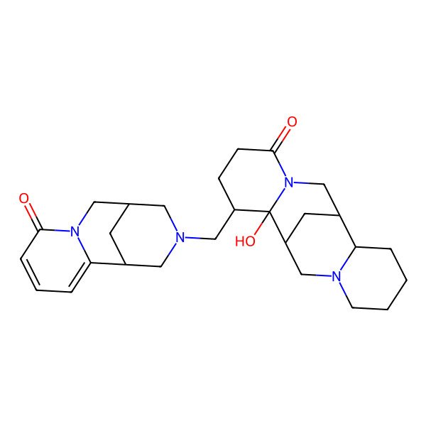 2D Structure of 2-Hydroxy-3-[(6-oxo-7,11-diazatricyclo[7.3.1.02,7]trideca-2,4-dien-11-yl)methyl]-7,15-diazatetracyclo[7.7.1.02,7.010,15]heptadecan-6-one