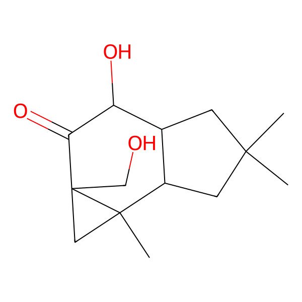 2D Structure of 5,8a-Dihydroxy-13-normarasm-7-one