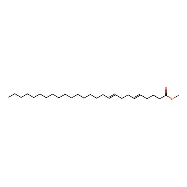 2D Structure of 5,9-Hexacosadienoic acid, methyl ester