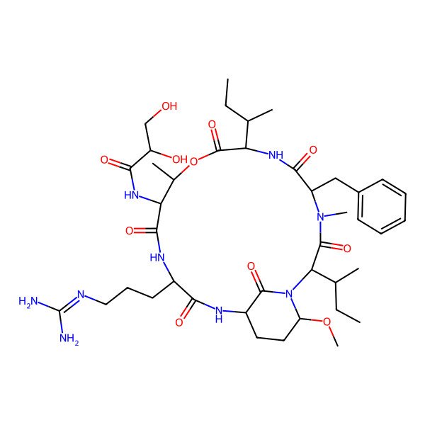 2D Structure of Micropeptin MZ859