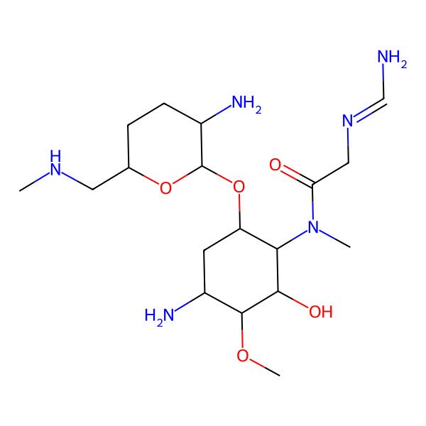 2D Structure of 2''-Formimidoylistamycin A