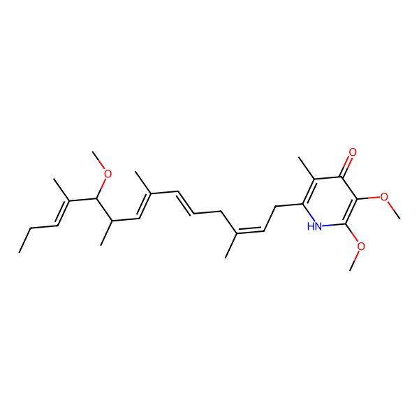 2D Structure of Piericidin B5