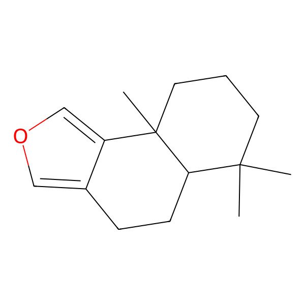 2D Structure of (5aR,9aS)-6,6,9a-trimethyl-4,5,5a,7,8,9-hexahydrobenzo[e][2]benzofuran