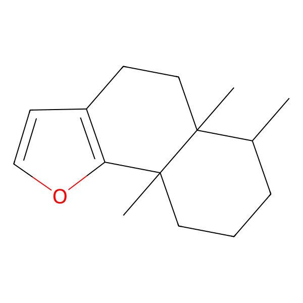 2D Structure of (5aS,6S,9aR)-5a,6,9a-trimethyl-4,5,6,7,8,9-hexahydrobenzo[g][1]benzofuran