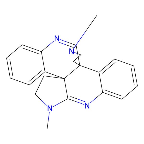 2D Structure of (1R,13R)-10,22-dimethyl-8,10,20,22-tetrazahexacyclo[11.11.0.01,21.02,7.09,13.014,19]tetracosa-2,4,6,8,14,16,18,20-octaene