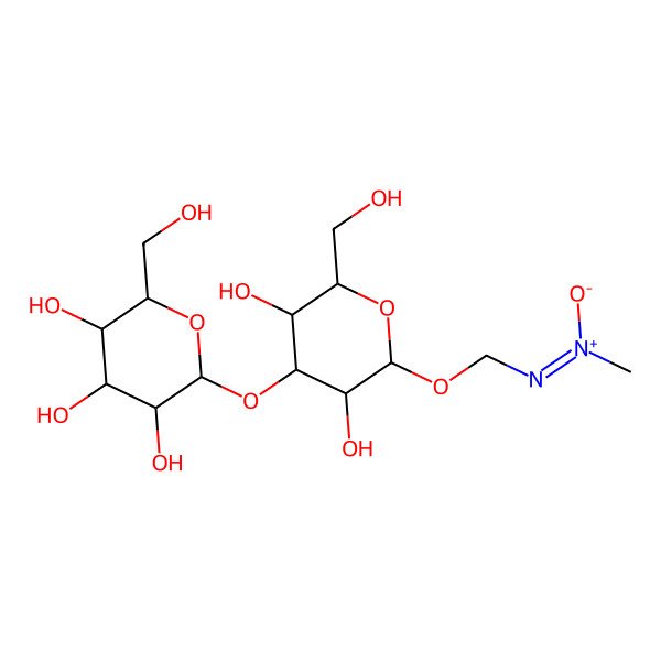 2D Structure of [(2R,3R,4S,5R,6R)-3,5-dihydroxy-6-(hydroxymethyl)-4-[(2S,3R,4S,5S,6R)-3,4,5-trihydroxy-6-(hydroxymethyl)oxan-2-yl]oxyoxan-2-yl]oxymethylimino-methyl-oxidoazanium