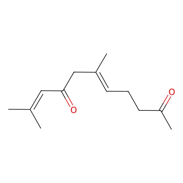 2D Structure of (5E)-6,10-dimethylundeca-5,9-diene-2,8-dione