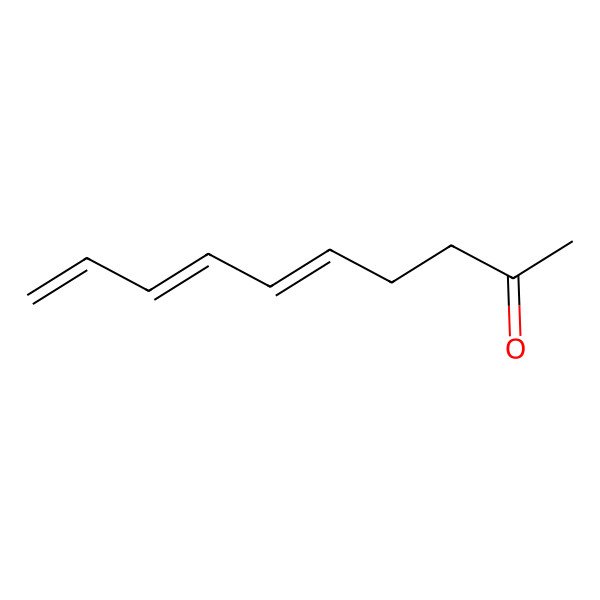 2D Structure of (5Z,7E,9)-decatrien-2-one