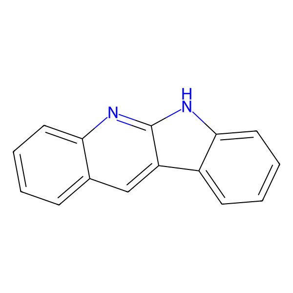 2D Structure of 6H-indolo(2,3-b)quinoline