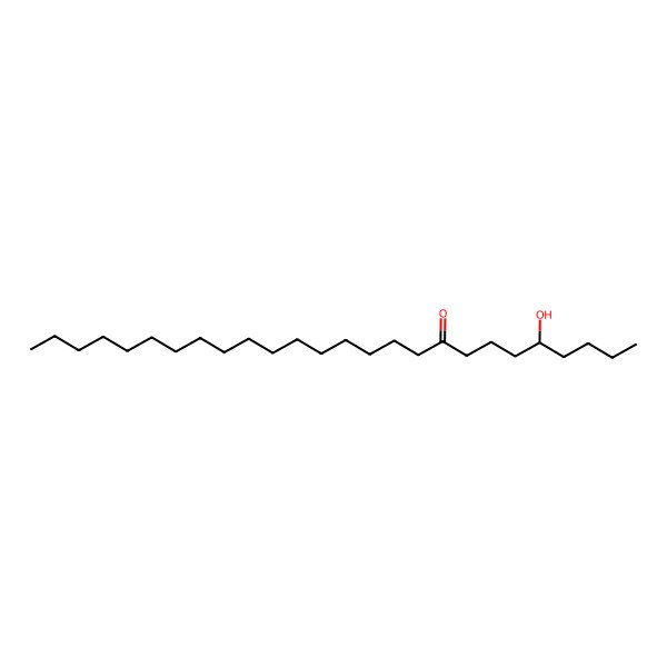 2D Structure of (5R)-5-hydroxyhexacosan-9-one