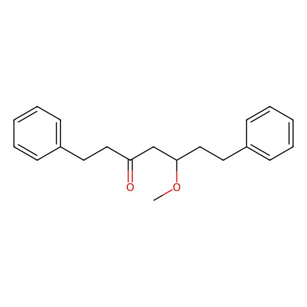 2D Structure of (5r)-5-Methoxy-1,7-diphenylhept-3-one