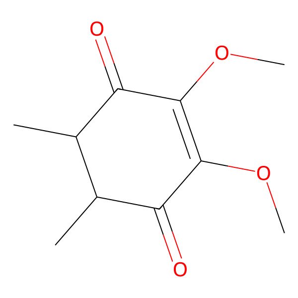2D Structure of (5R,6R)-2,3-dimethoxy-5,6-dimethylcyclohex-2-ene-1,4-dione