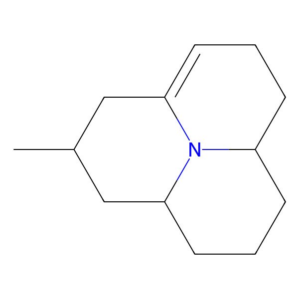 2D Structure of (5R,9R,11S)-11-methyl-13-azatricyclo[7.3.1.05,13]tridec-1-ene
