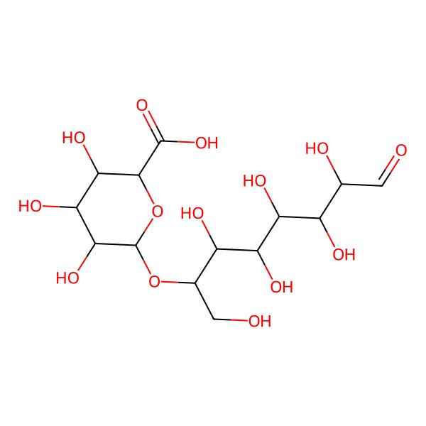 2D Structure of 6-(1,3,4,5,6,7-Hexahydroxy-8-oxooctan-2-yl)oxy-3,4,5-trihydroxyoxane-2-carboxylic acid