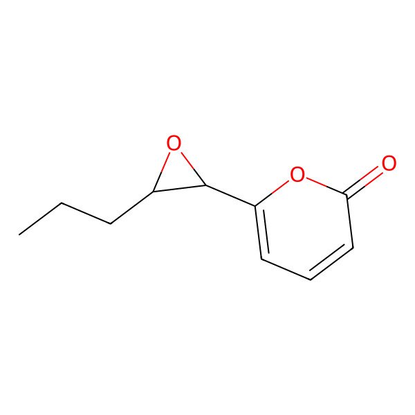 2D Structure of 6-((1'S,2'R)-2'-propyloxiran-1-yl)-2H-pyran-2-one 2D Structure of 6-((1'S,2'R)-2'-propyloxiran-1-yl)-2H-pyran-2-one