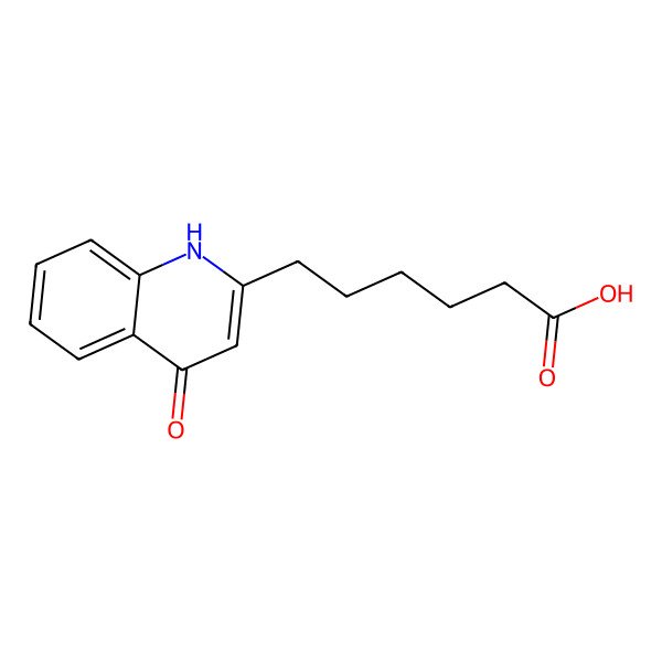 2D Structure of 6-(4-oxo-1H-quinolin-2-yl)hexanoic acid 2D Structure of 6-(4-oxo-1H-quinolin-2-yl)hexanoic acid