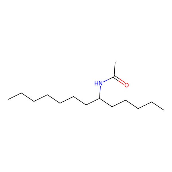 2D Structure of 6-Acetamidotridecane