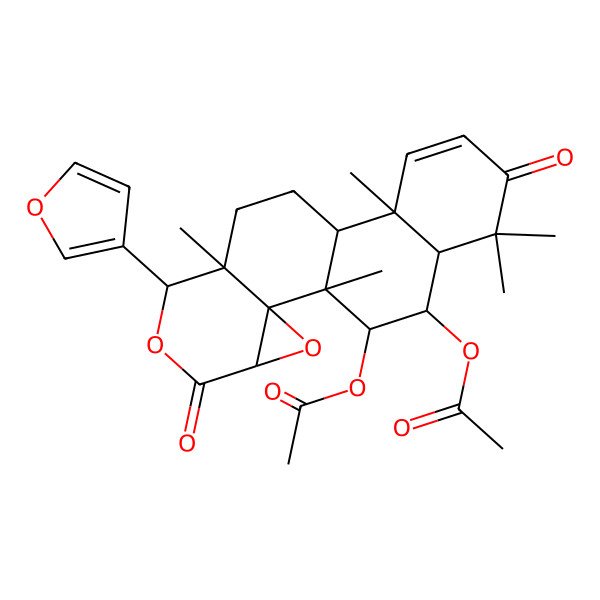 2D Structure of 6-alpha-Acetoxygedunin