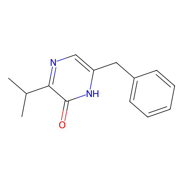 2D Structure of 6-Benzyl-3-isopropyl-2(1H)-pyrazinone