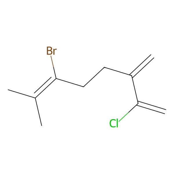 2D Structure of 6-Bromo-2-chloro-7-methyl-3-methylideneocta-1,6-diene