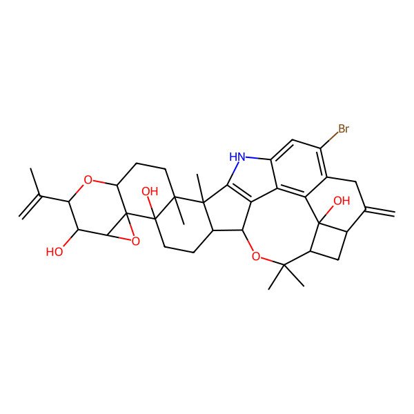 2D Structure of 6-Bromopenitrem E