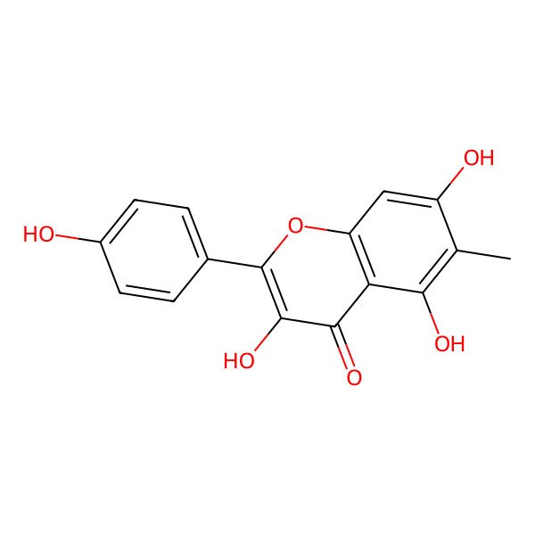 2D Structure of 6-C-Methylkaempferol 2D Structure of 6-C-Methylkaempferol