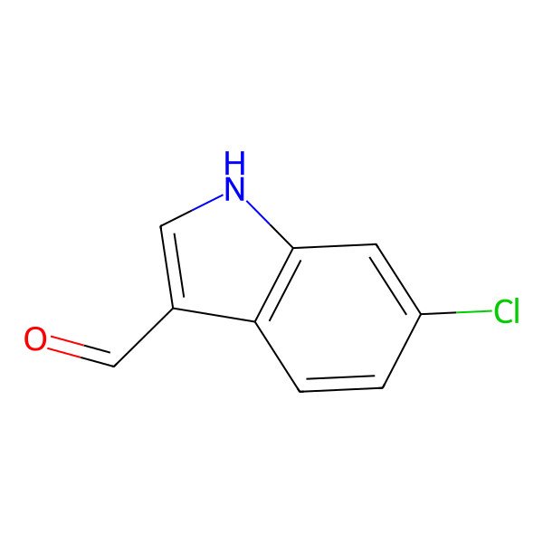 2D Structure of 6-Chloro-1H-indole-3-carboxaldehyde