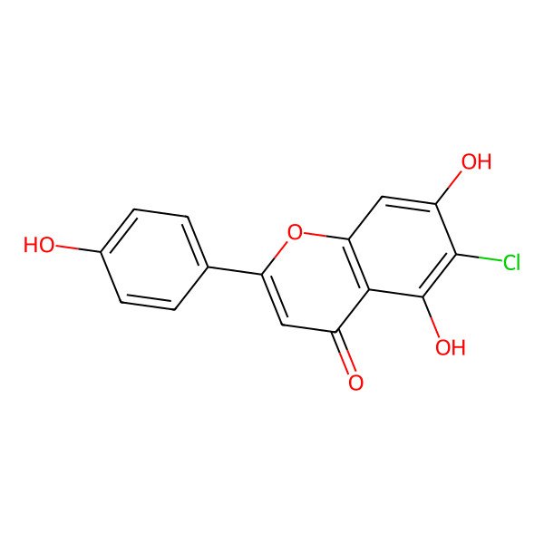 2D Structure of 6-Chloroapigenin