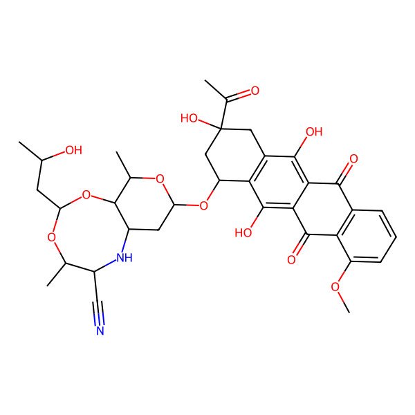 2D Structure of 6"-cyano-6"-deoxy-TAN-1120